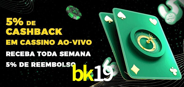 Promoções do cassino ao Vivo bk19
